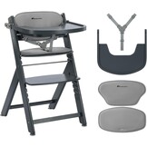 Bebeconfort Timba 2 Meegroeistoel met kussen - Grey Mist - Verstelbaar tot 110 kg