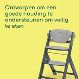 Bebeconfort Timba 2 Meegroeistoel met kussen - Grey Mist - Verstelbaar tot 110 kg