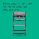 Bebeconfort Timba 2 Meegroeistoel met kussen - Grey Mist - Verstelbaar tot 110 kg