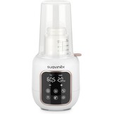 Suavinex, 2-in-1 flessenwarmer en sterilisator, steriliseert flesjes en fopspeen, opwarmen en ontdooien van flessen, moedermelk en dranken, met snelmodus en automatische uitschakeling, eenvoudig te