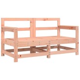 vidaXL Tuinstoelen 2 st met kussens massief douglashout