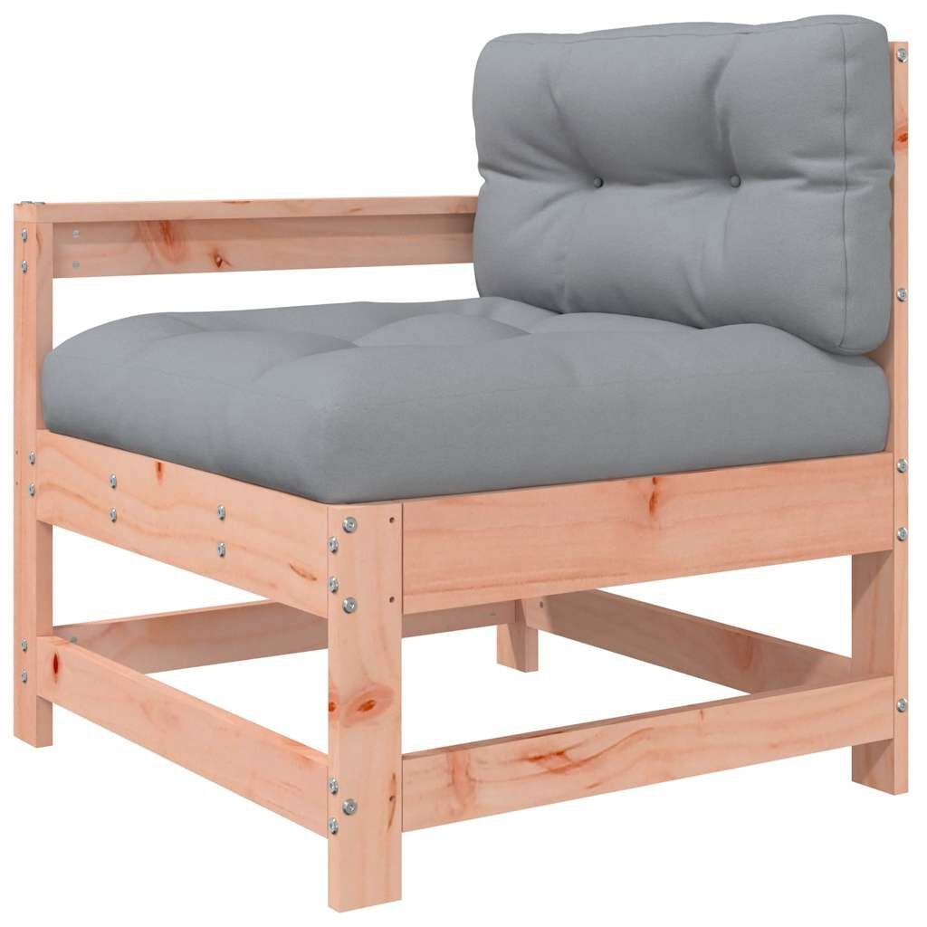 vidaXL Tuinstoelen 2 st met kussens massief douglashout