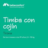 Bebeconfort Timba Meegroeistoel met Comfortkussen - Grey Mist - Verstelbaar tot 110 kg