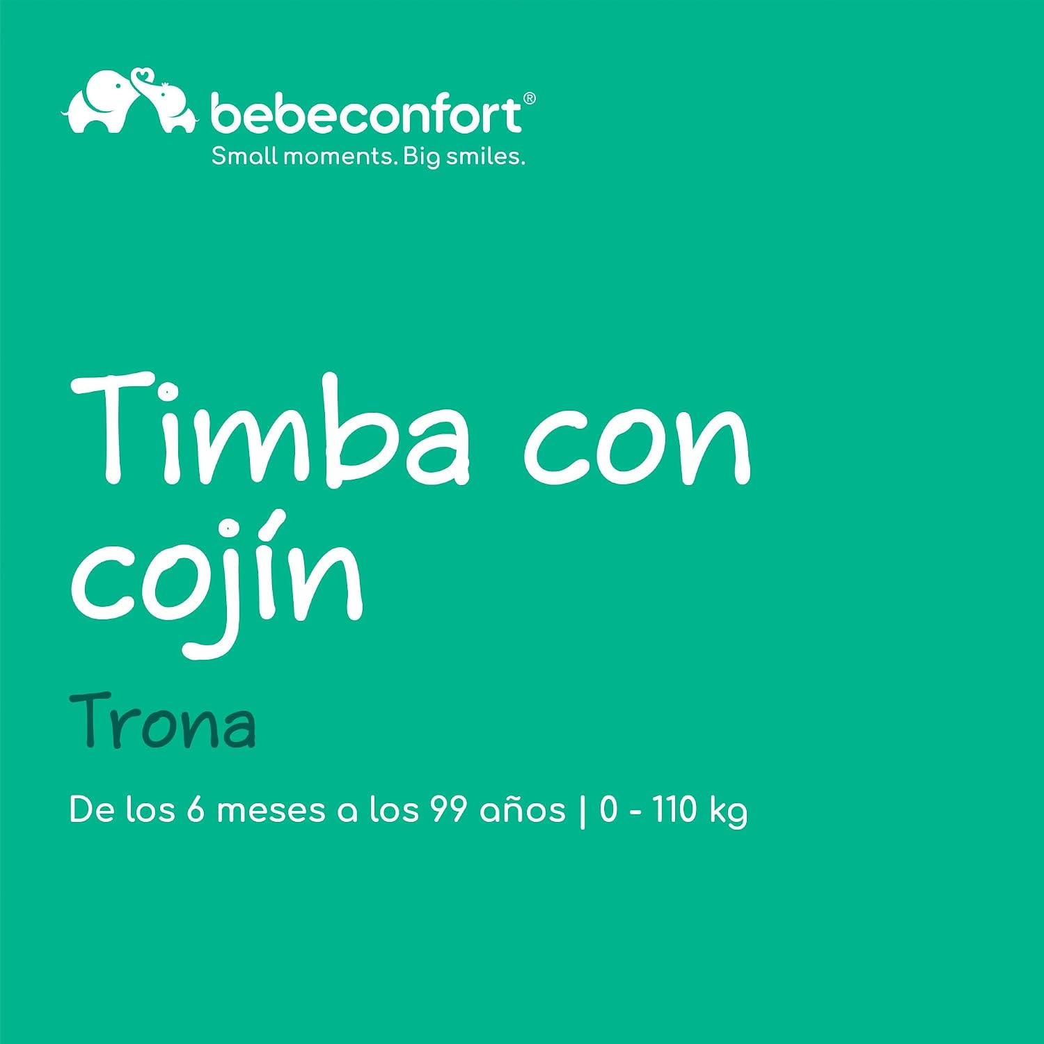 Bebeconfort Timba Meegroeistoel met Comfortkussen - Grey Mist - Verstelbaar tot 110 kg