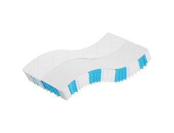 vidaXL Pocketveringmatras middelhard-hard 120x200 cm