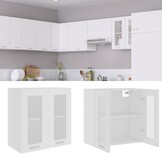 vidaXL Hangkast Lyon 60x31x60 cm bewerkt hout wit