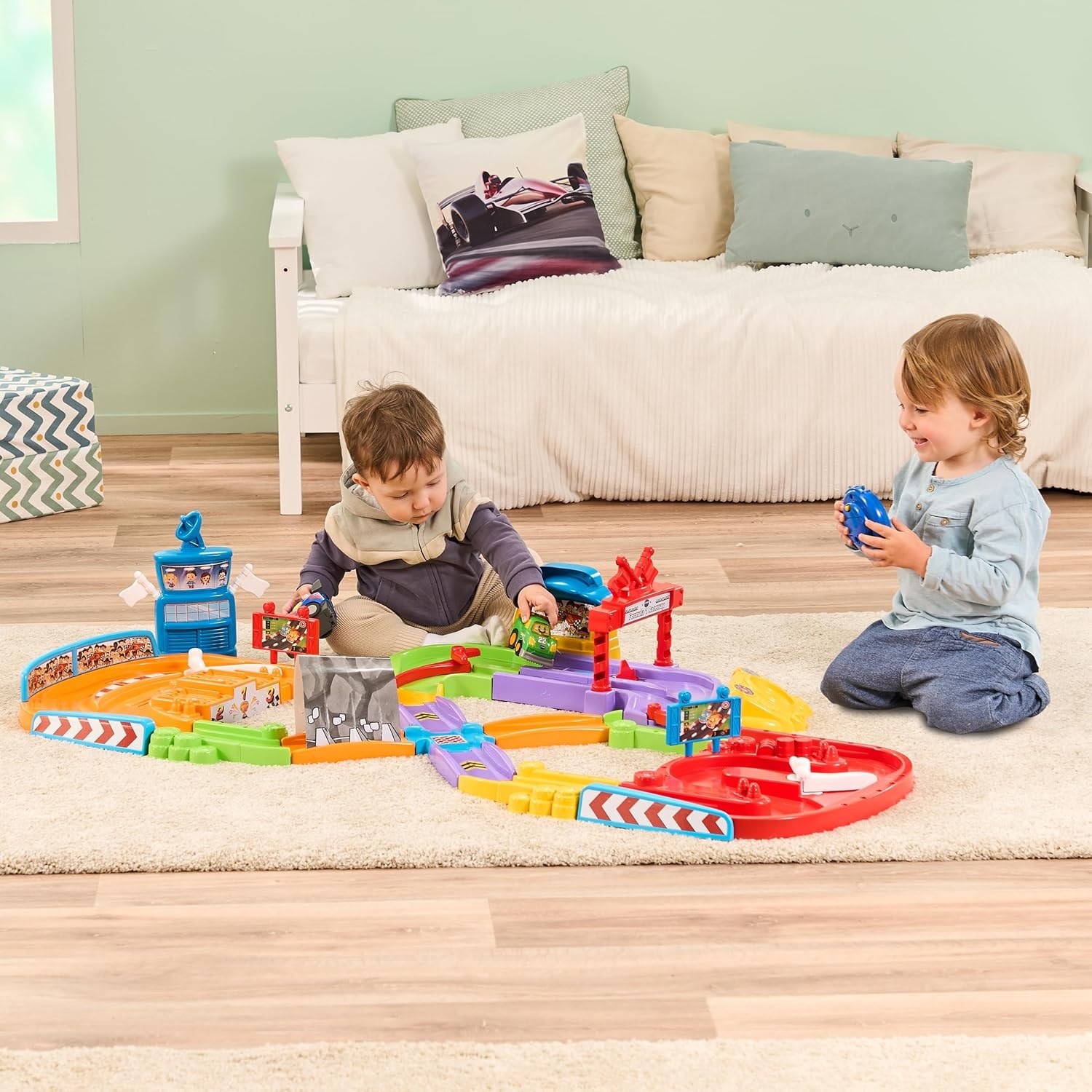 VTech Toet Toet Baby Flitzer RC-Autoracebaan - Interactieve speelset met racewagen - Meerkleurig