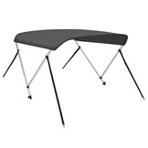 vidaXL Biminitop 2-boogs 180x130x110 cm antracietkleurig