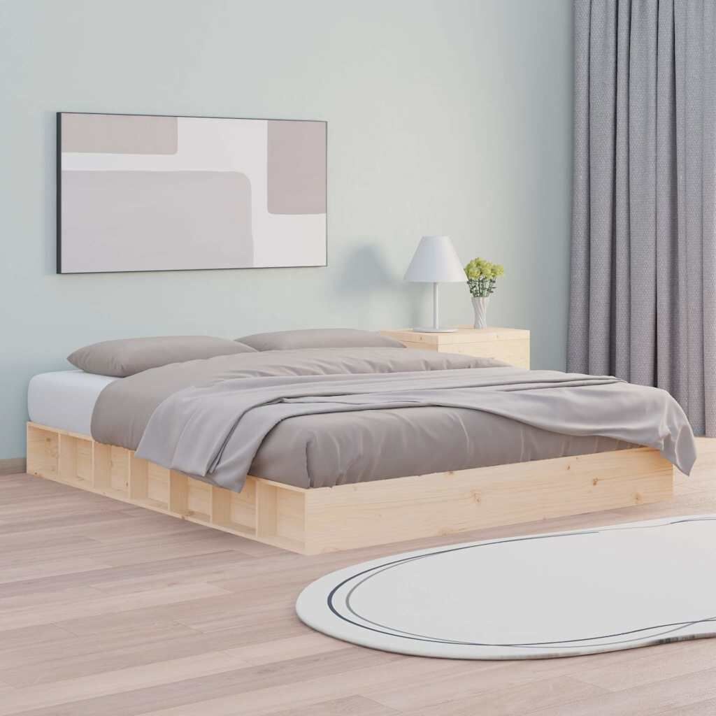 Bedframe Massief Hout 180x200 cm - 34% Korting