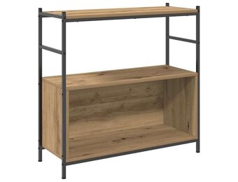 vidaXL Boekenkast artisanaal eikenkleurig 80 x 30 x 78.5 cm