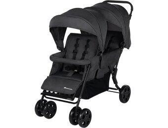 Bebeconfort Teamy Stroller, Tandem, 0 months to 4 years, 0-22 kg, Mineral Graphite