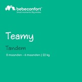 Bebeconfort Teamy Stroller, Tandem, 0 months to 4 years, 0-22 kg, Mineral Graphite
