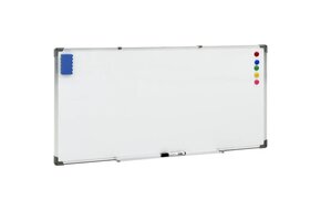 Magnetisch Whiteboard 110x60 cm Staal Wit - 34% Korting