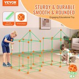 Fort Bouwset Kinderen 4-8+ Jaar, 140 Delen - 33% Korting!