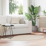 Beige Polyester Tapijt 120 x 170 cm - 34% Korting