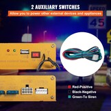 400W Sirene Systeem Auto | 8 Tonen & Microfoon | Korting 34%