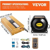 400W Sirene Systeem Auto | 8 Tonen & Microfoon | Korting 34%