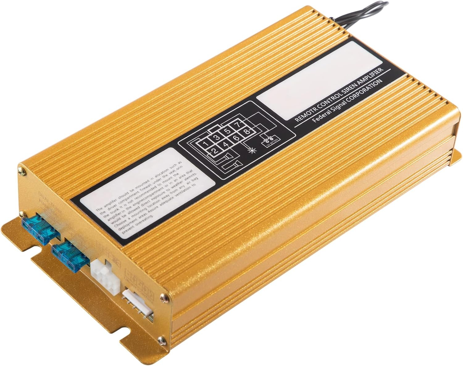 400W Sirene Systeem Auto | 8 Tonen & Microfoon | Korting 34%