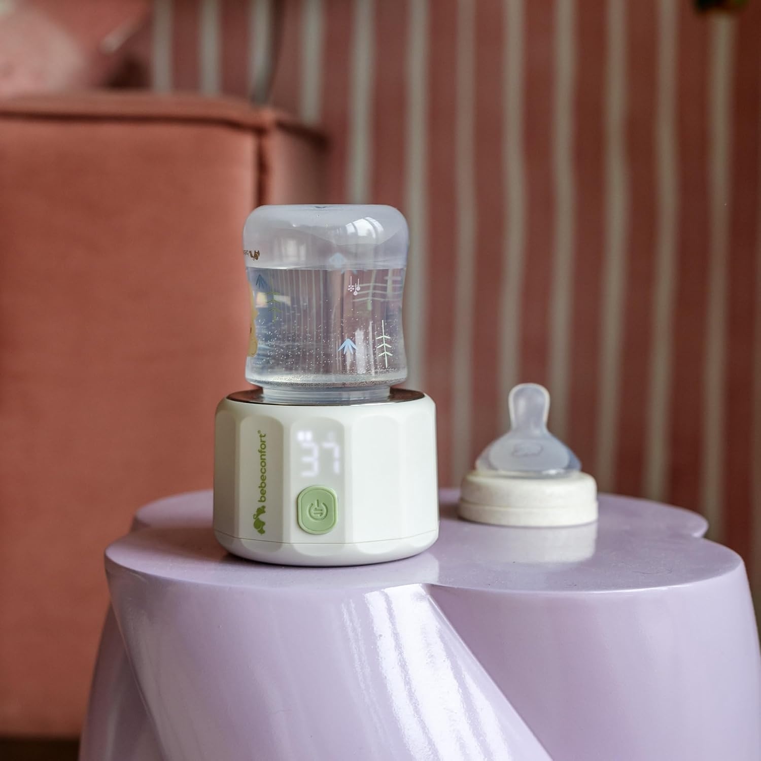 Draagbare Babyflesverwarmer met Digitaal Display - 29% Korting