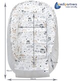 Babynest 100% Katoen Wafel Grijs - Omkeerbaar & Hypoallergeen (29% Korting!)