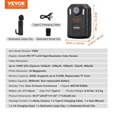 Bodycam 2K 64GB | Nachtvisie | Waterdicht | 150° Groothoek | 11+ Uur Accu | 29% Korting