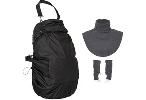 Warme Draaghoes 3-in-1 met Regenhoes & Handwarmer - 36% Korting