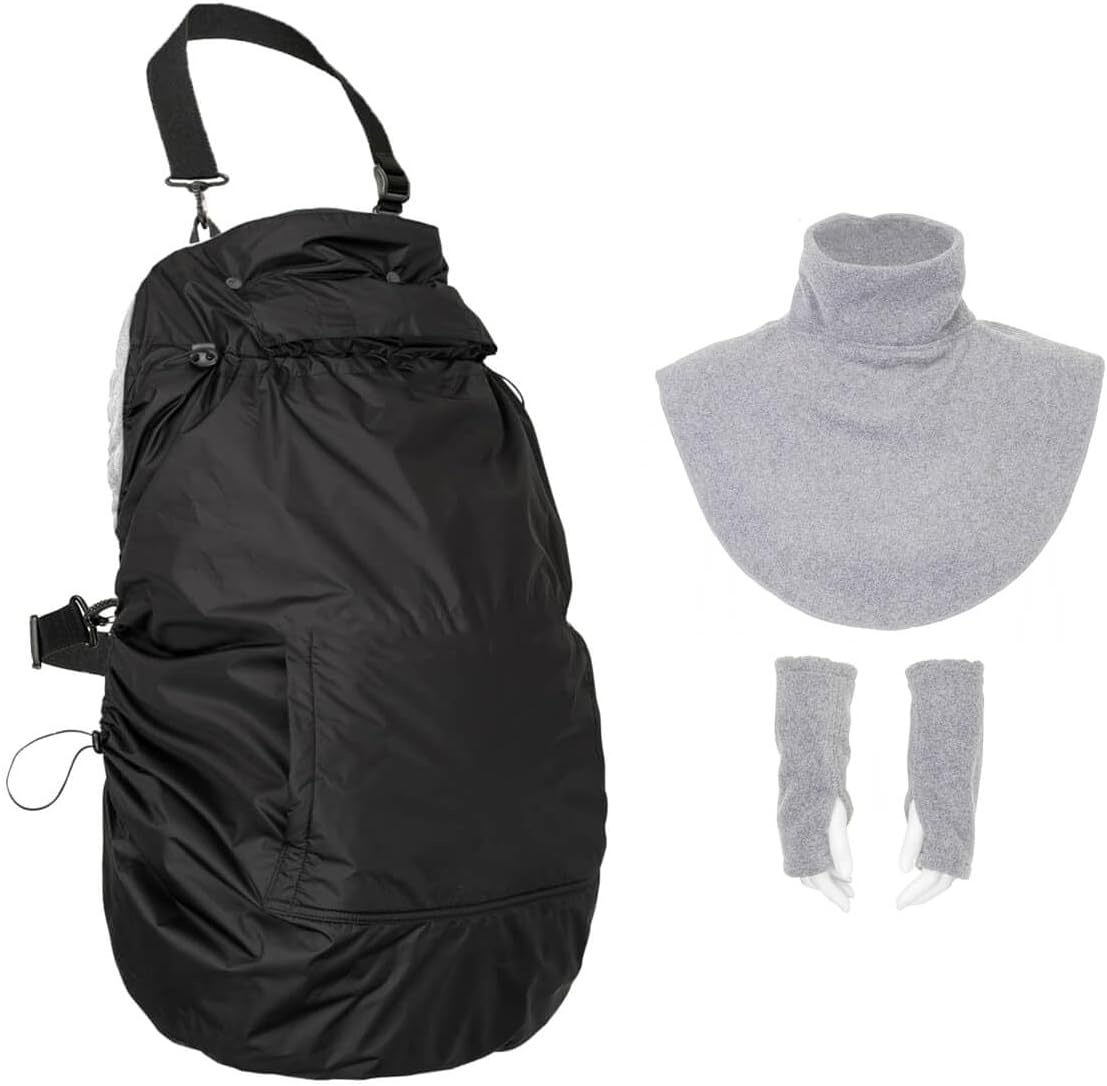 Warme Baby Draaghoes 3-in-1 met Regenhoes - Antraciet (29% Korting)