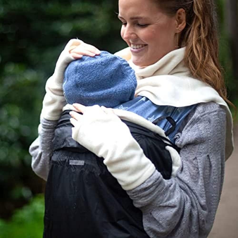 Warme Baby Draaghoes 3-in-1 met Regenhoes - Antraciet (29% Korting)