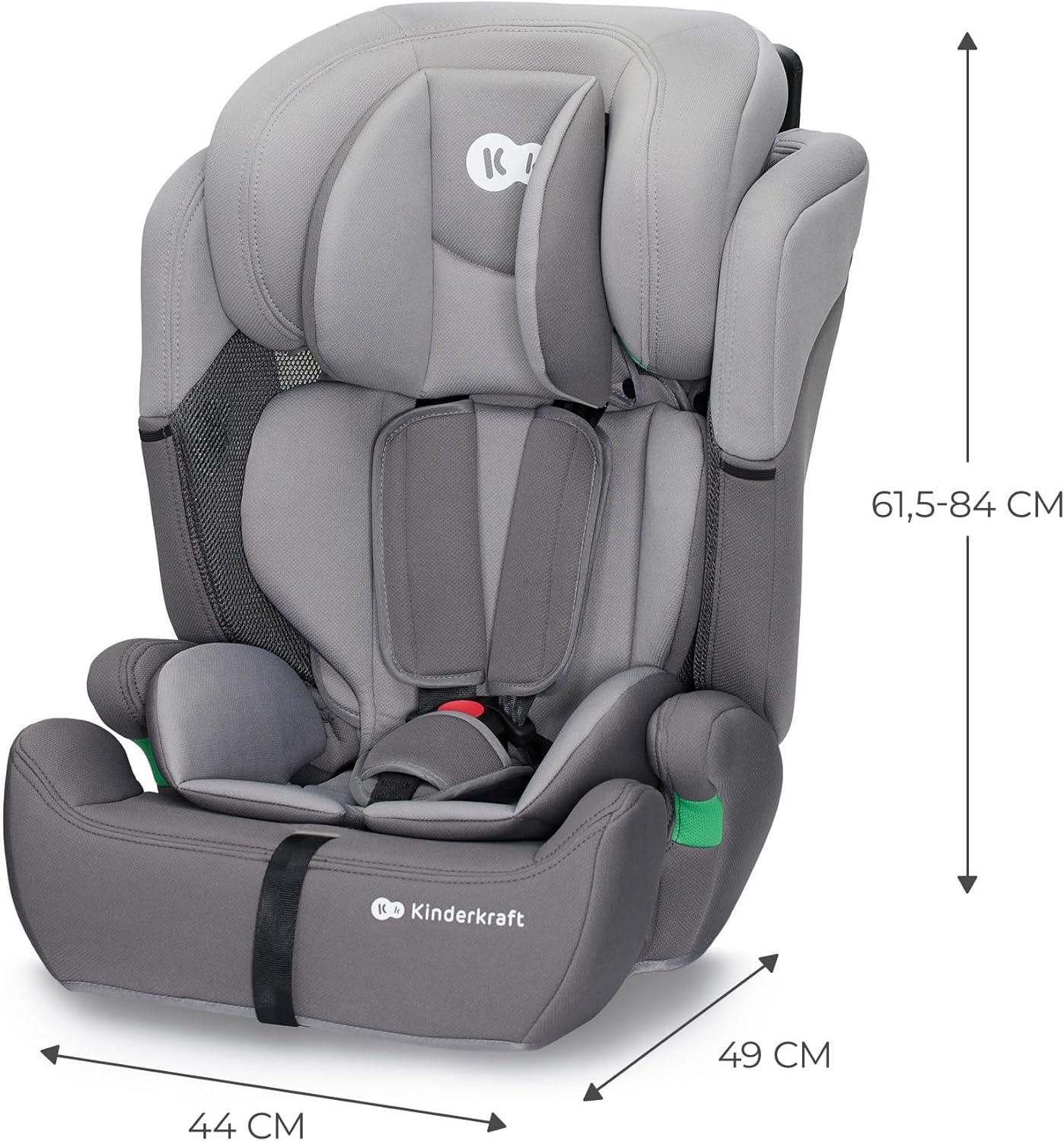 Autostoeltje COMFORT UP i-Size 76-150cm | 15m-12jr | Grijs | -29%