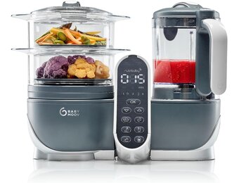 Keukenmachine Babyvoeding: Nutribaby Plus 6-in-1 (Grijs)