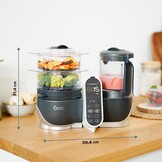 Keukenmachine Babyvoeding: Nutribaby Plus 6-in-1 (Grijs)
