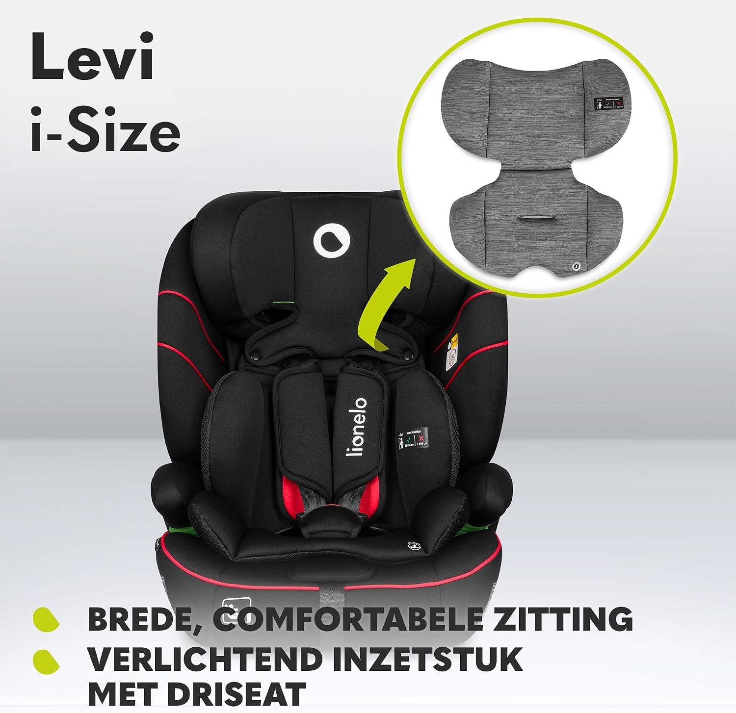 Kinderautostoel i-Size R129 76-150cm - 34% Korting!
