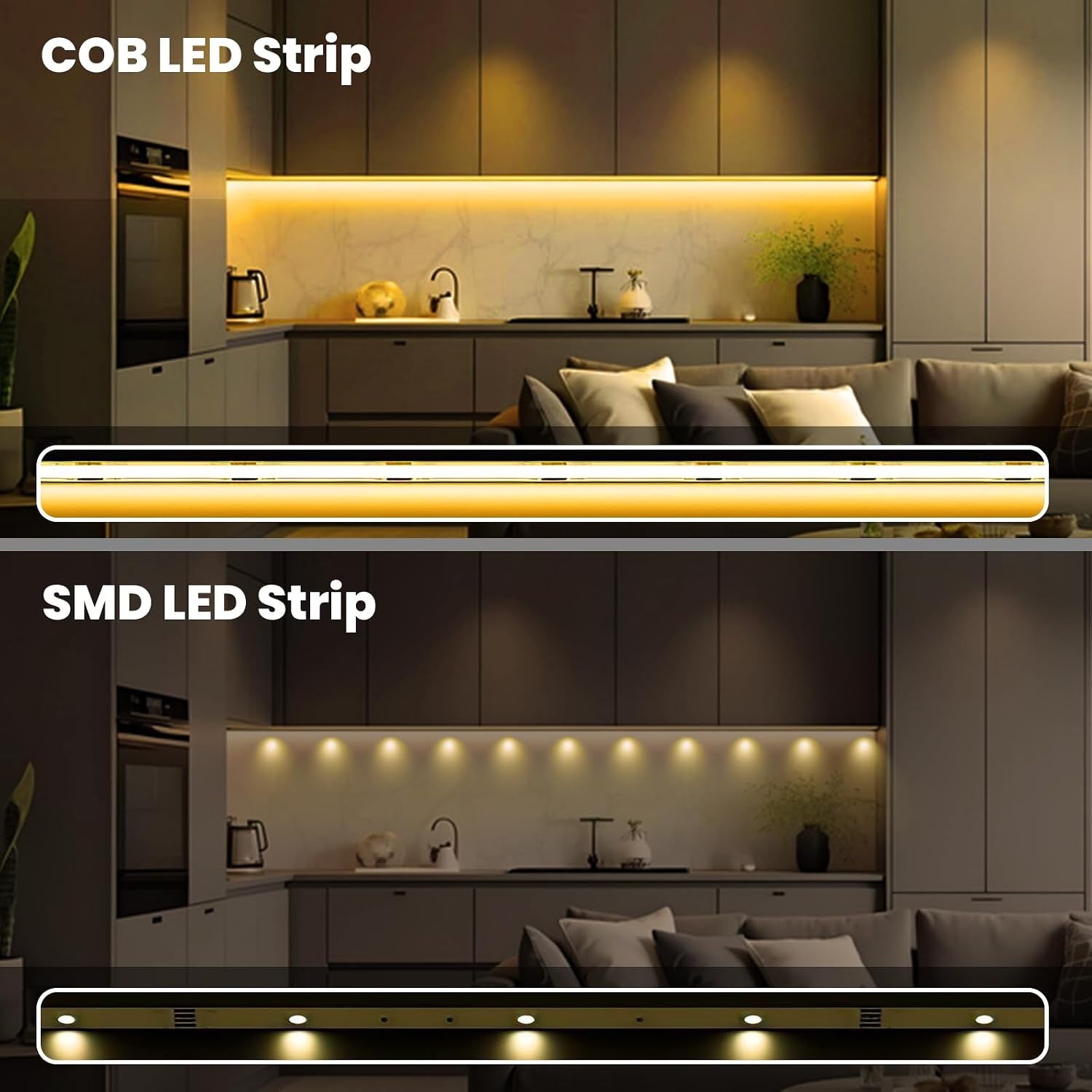 LED Strip 10m Warm Wit - Slim & Muziekmodus - 28% Korting!