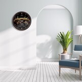 Islamitische Gebedsklok Digitale LED Wandklok Zwart - 5 Azan Alarmen - Wit Model!