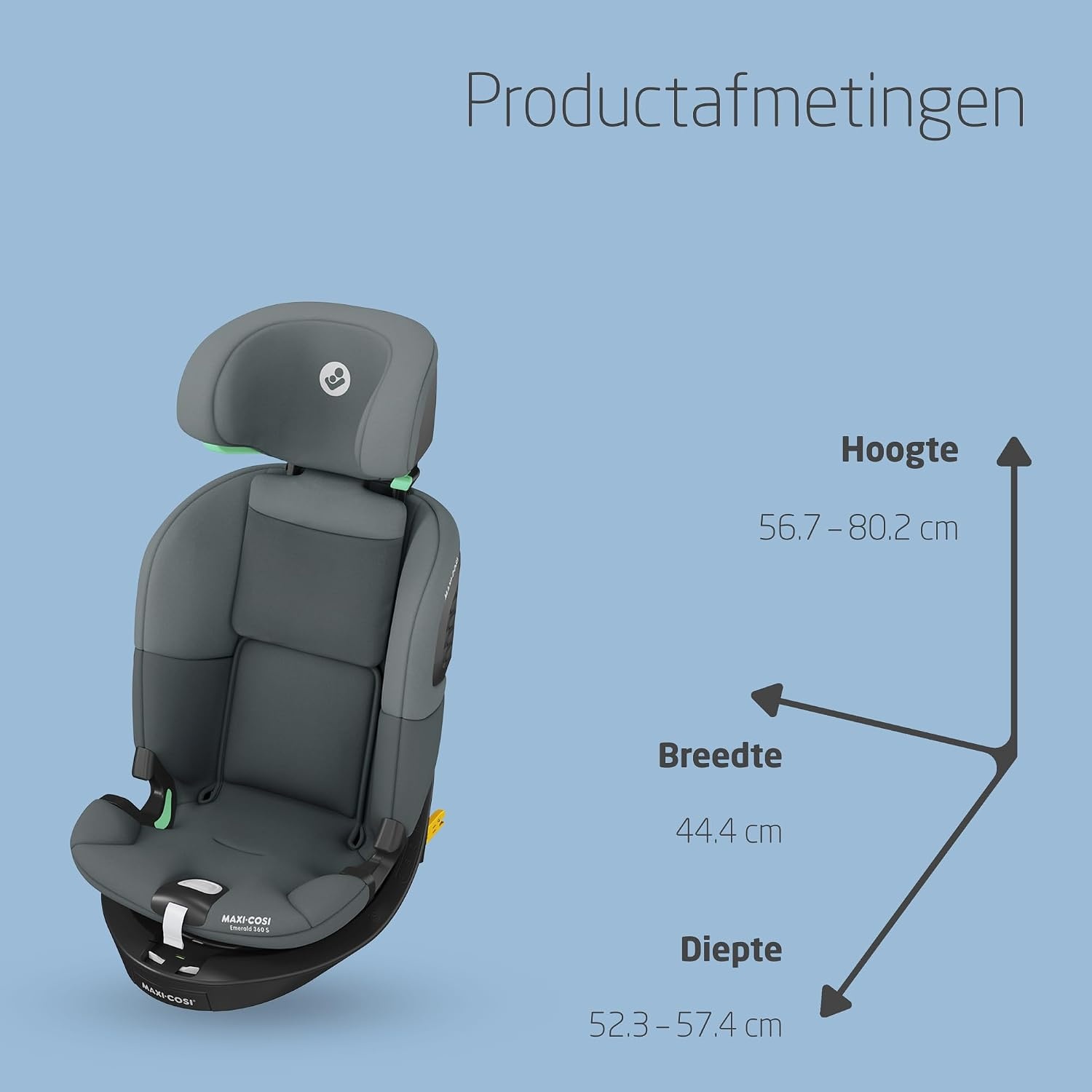 Maxi-Cosi Titan S i-Size Autostoeltje | 15 mnd-12 jr | 30% Korting