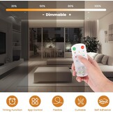 COB LED Strip 10m Neutraal Wit - Slim, Muziek & Timer, 29% Korting!