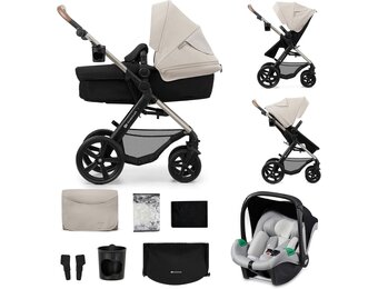 3-in-1 Kinderwagen Reissysteem MOOV2 - Incl. Mink PRO Autostoel - Grijs - 30% Korting
