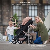 3-in-1 Kinderwagen Reissysteem MOOV2 - Incl. Mink PRO Autostoel - Grijs - 30% Korting