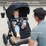 3-in-1 Kinderwagen Reissysteem MOOV2 - Incl. Mink PRO Autostoel - Grijs - 30% Korting