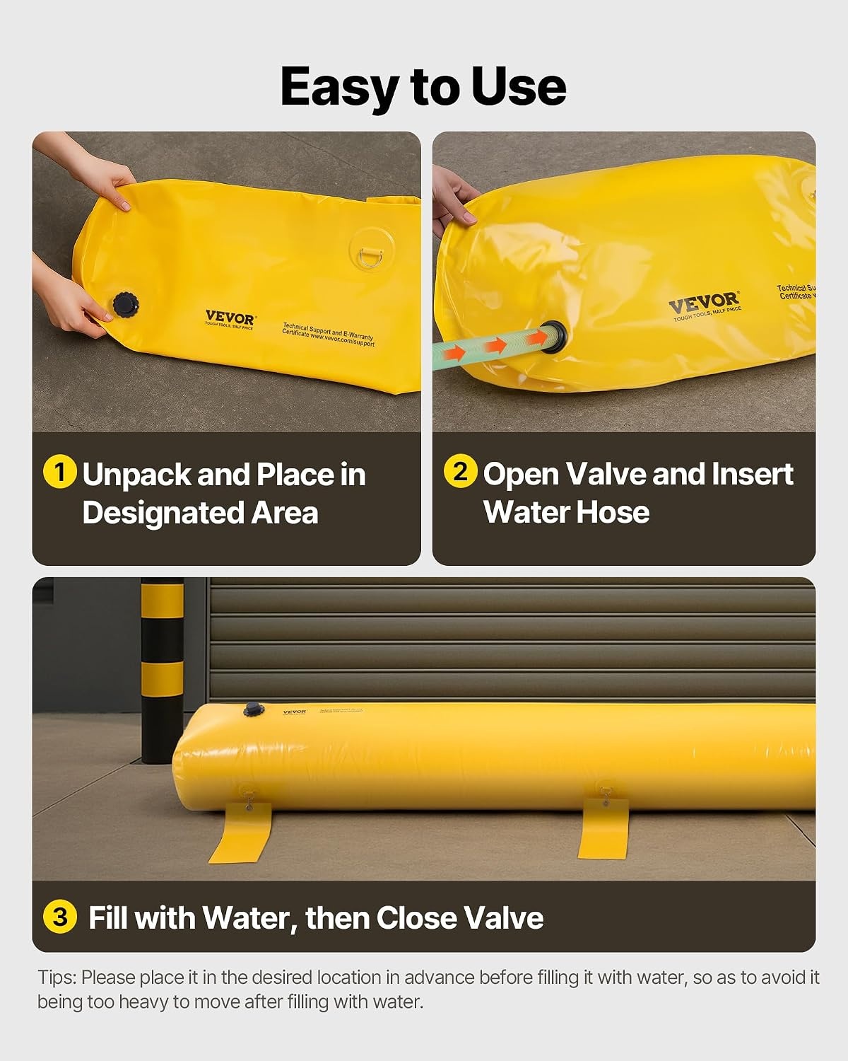Herbruikbare Vloedbarrière PVC Jumbo - Zandzak Alternatief met 29% Korting