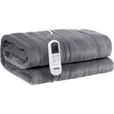 Elektrische deken Flanel Lamsvacht Grijs 150x200 cm - 33% Korting