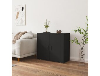 vidaXL Dressoir 80x33x70 cm Zwart - 54% Korting