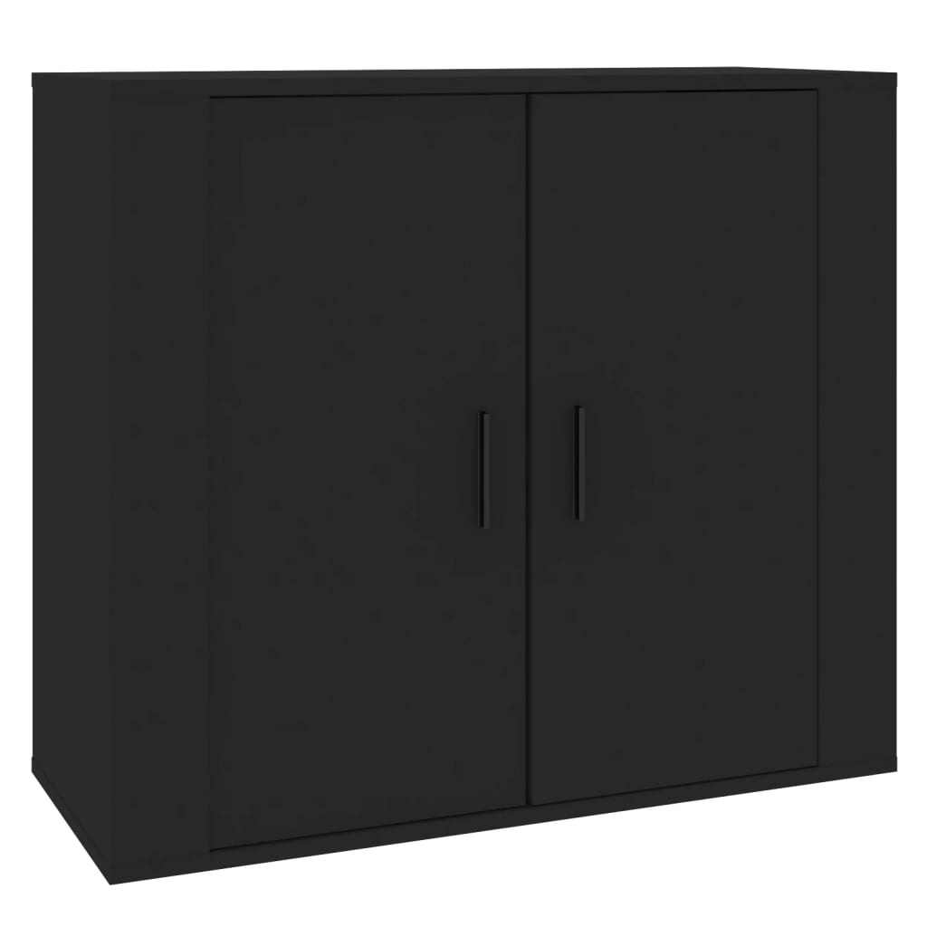vidaXL Dressoir 80x33x70 cm Zwart - 54% Korting