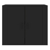 vidaXL Dressoir 80x33x70 cm Zwart - 54% Korting