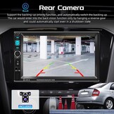 2-DIN Autoradio 7-inch HD Touchscreen Bluetooth Achteruitrijcamera Stuurbediening