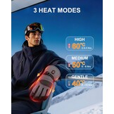 Verwarmde Handschoenen Skiën | Tot 10u Warm, USB-C PD, Waterdicht, 3 Warmtestanden