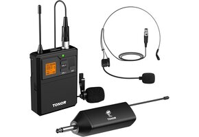 Draadloos Microfoonsysteem UHF 5 Kanaals - 56% Korting