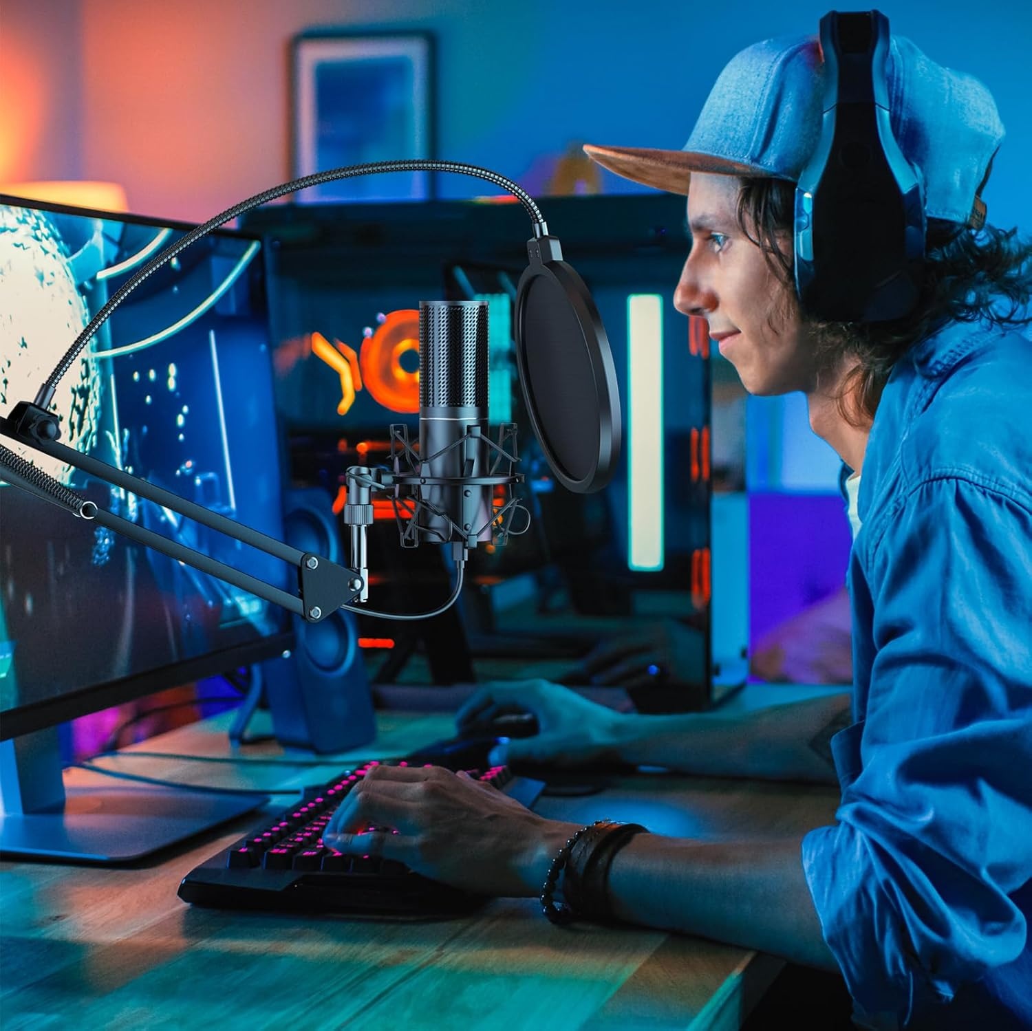 TONOR Q9 USB Microfoonkit - Gaming & Streaming met 60% Korting