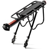 Achterste Bike Rack voor fiets, 110Lbs/50kgs capaciteit fiets bagagerek met reflecterende, verstelbare Quick Release Mountain Road fiets Cargo Rack