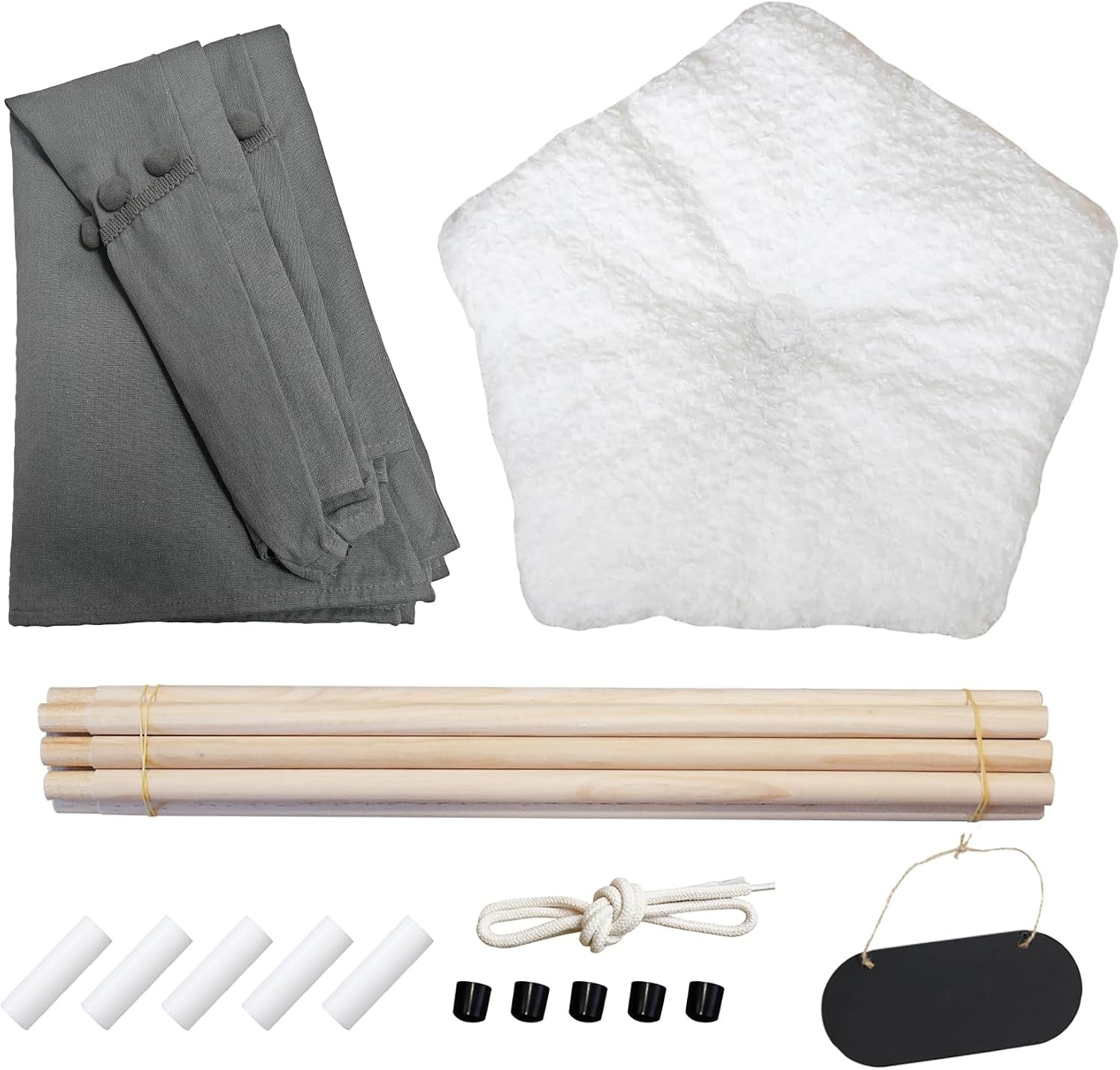 Tipi Tent Hond & Kat - 60x60x70cm - Katoen - 60% Korting